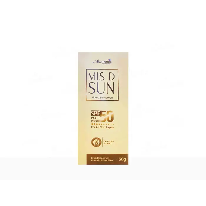 MIS D SUN SPF 50 PA+++ TINTED Sunscreen